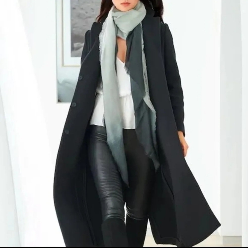 Cushnie Grey Horizon Ombre Scarf NWT
